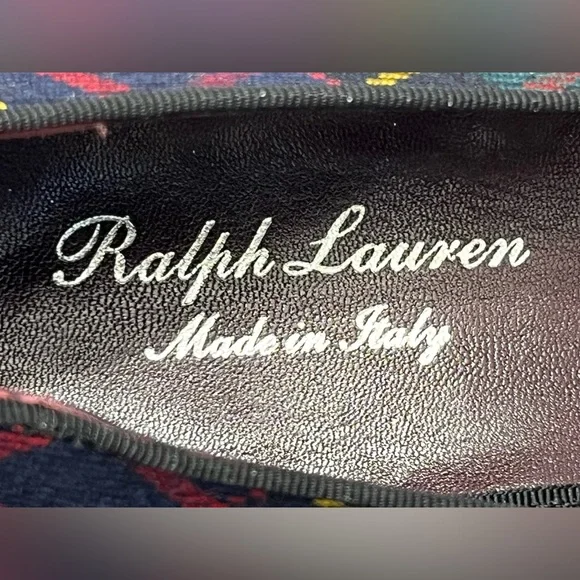 Ralph Lauren Purple Label  Collis Tartan plaid Wool Slipper Size 10D - Picture 11 of 13